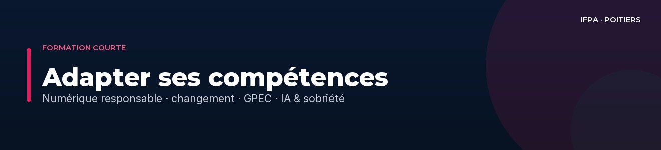 Formations courtes Transition à Poitiers et en Vienne — IFPA Poitiers, en présentiel, inter et intra-entreprise