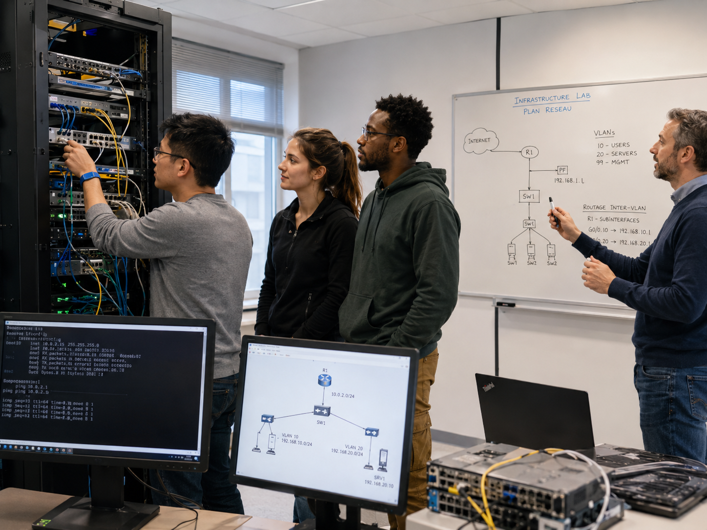Photo de la formation Technicien Supérieur Systèmes et Réseaux à l'IFPA Poitiers